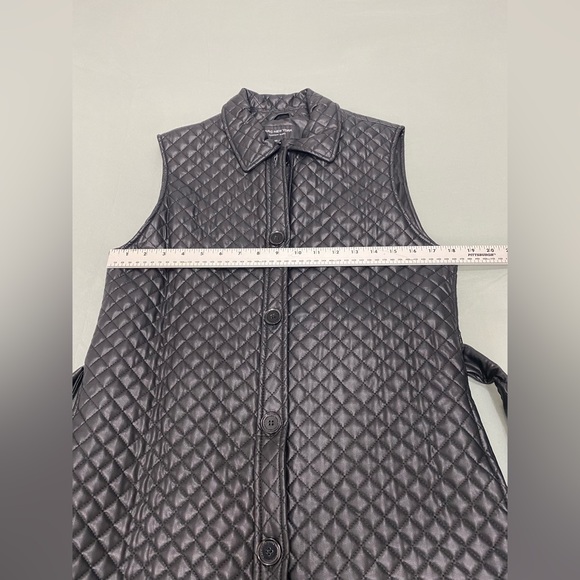 Mac New York, Leather Vest, black color Suze XS - Picture 8 of 8